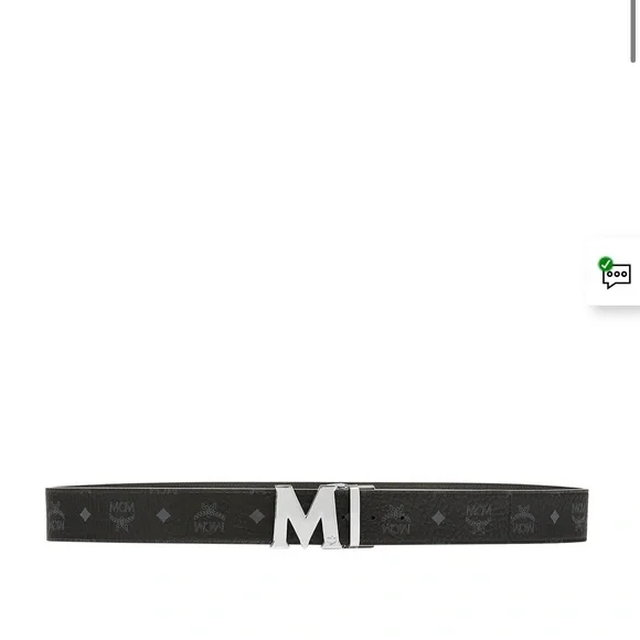 MCM | Accessories | Mcm Worldwide Belt All Black Never Worn  display picture 2